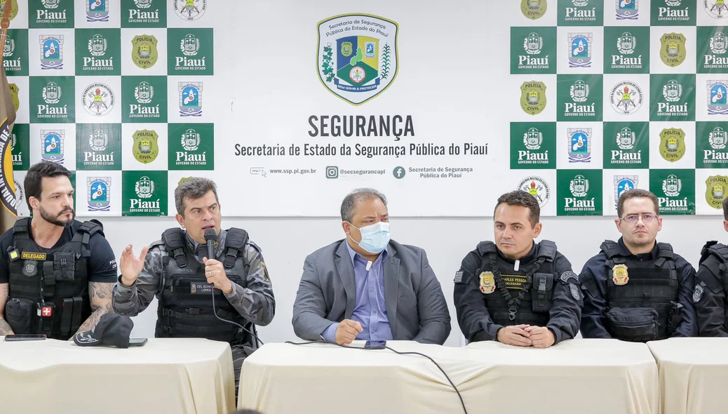 Coletiva da Polícia Civil do Piauí