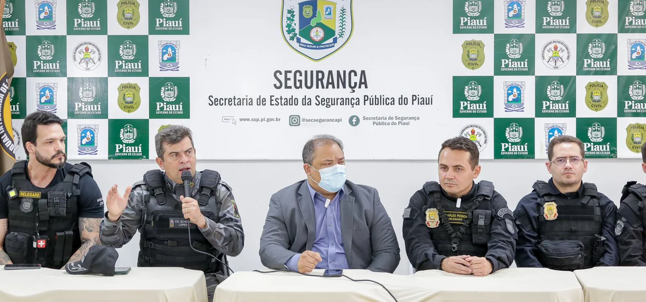 Coletiva da Polícia Civil do Piauí