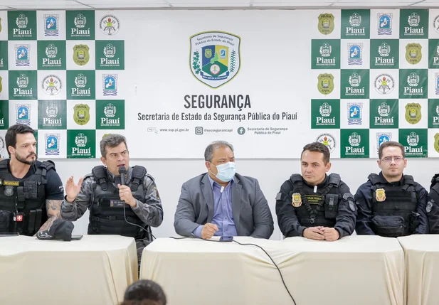 Coletiva da Polícia Civil do Piauí