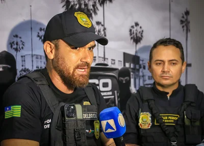 Delegado Célio Benício, diretor de polícia do interior