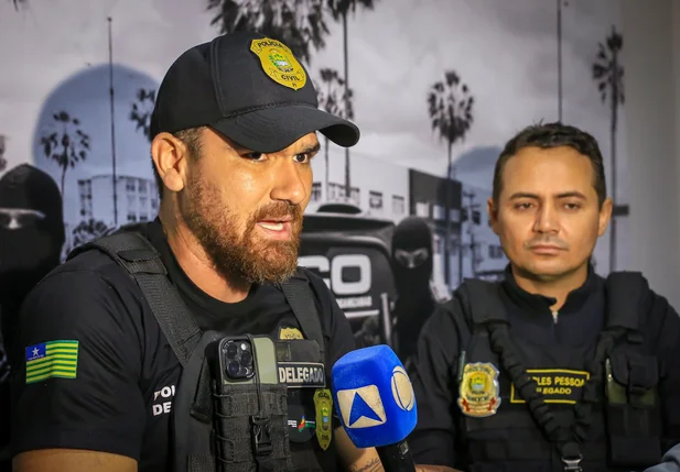 Delegado Célio Benício, diretor de polícia do interior