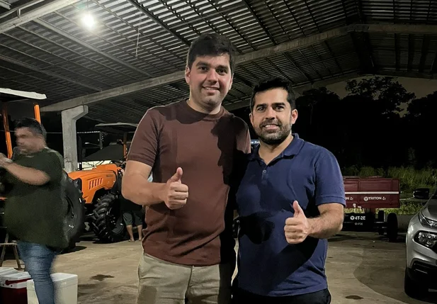 Deputado Marreca Filho e vereador Bruno Vilarinho