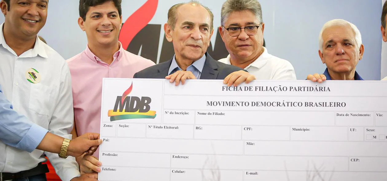 Diretório do MDB realiza evento de filiação na sede do partido em Teresina