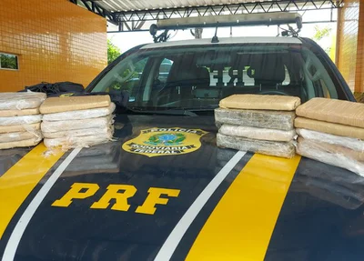 Droga apreendida em Floriano