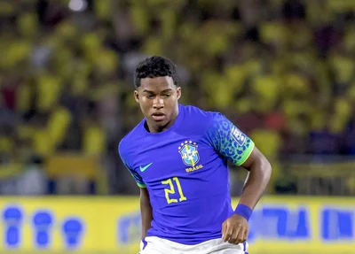 Endrick marcou o gol da Seleção Brasileira