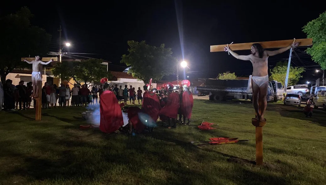 Espetáculo A Paixão de Cristo em Esperantina