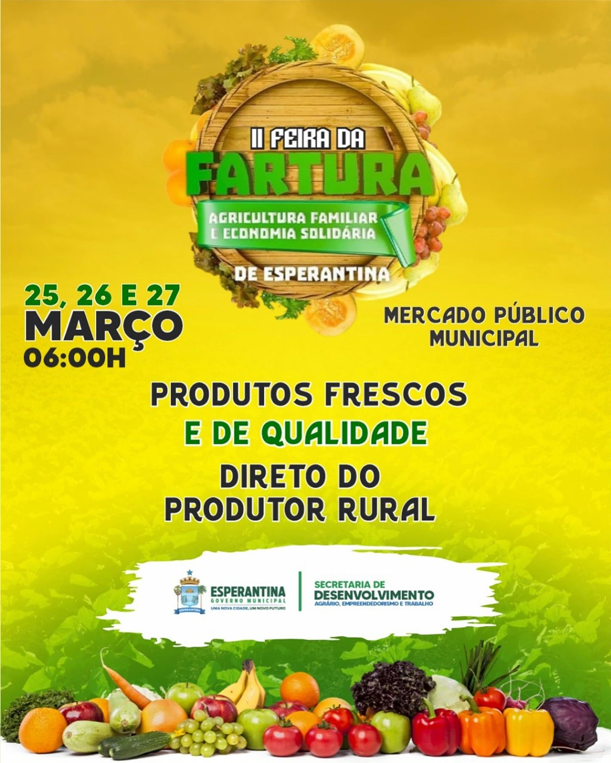 Feira da Fartura - Agricultura Familiar e Economia Solidária