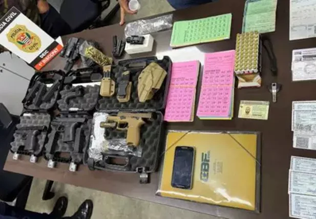 Homem é preso por criar rifas em que prêmios eram armas em SP
