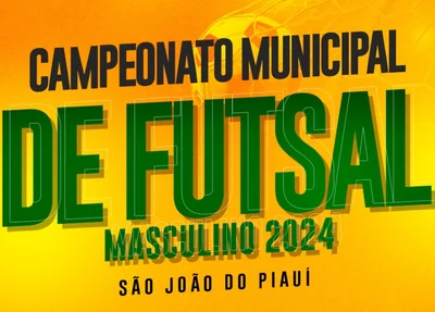 Inscrições do Campeonato de Futsal de São João do Piauí