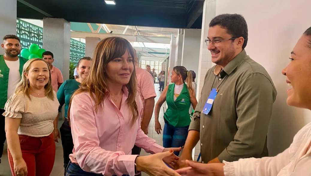 Ivanária Sampaio prestigiou autoridades e membros da comunidade durante inauguração da Sala do SIM