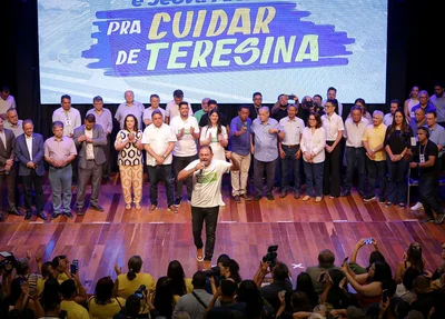Jeová Alencar durante discurso