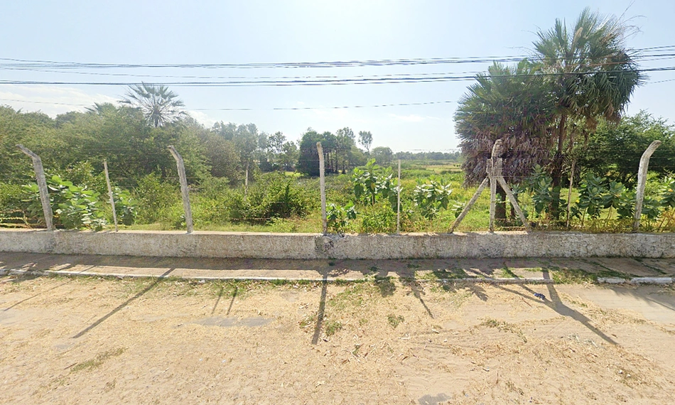Local onde o corpo foi encontrado em Parnaíba