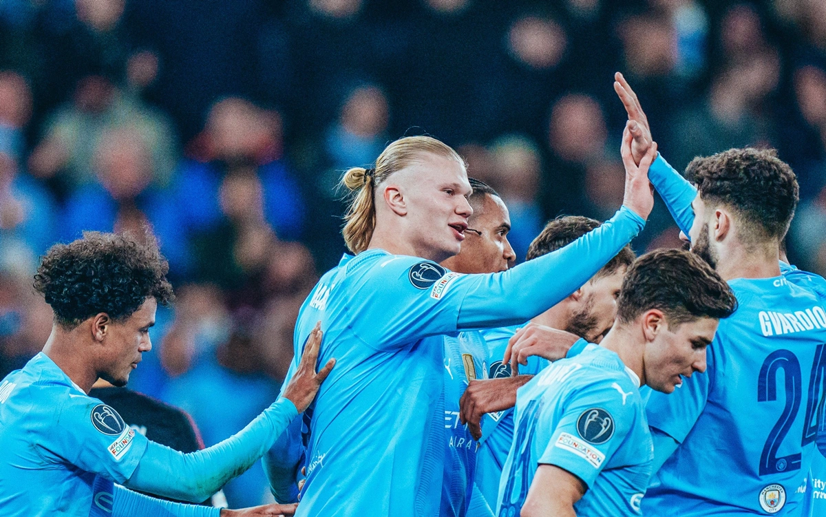 Manchester City vence com facilidade na Champions League