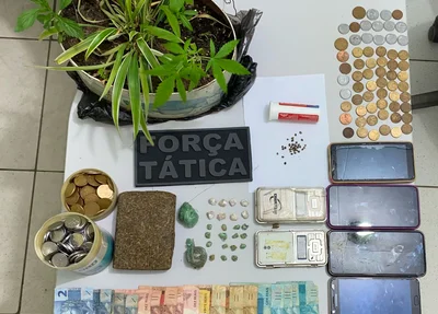 Material apreendido pela PM em Valença do Piauí