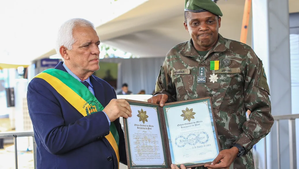 Medalhas foram entregas na solenidade da Batalha do Jenipapo