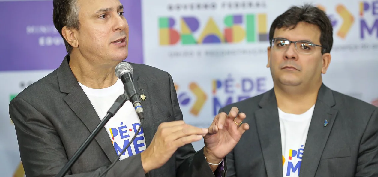 Ministro Camilo Santana e governador Rafael Fonteles