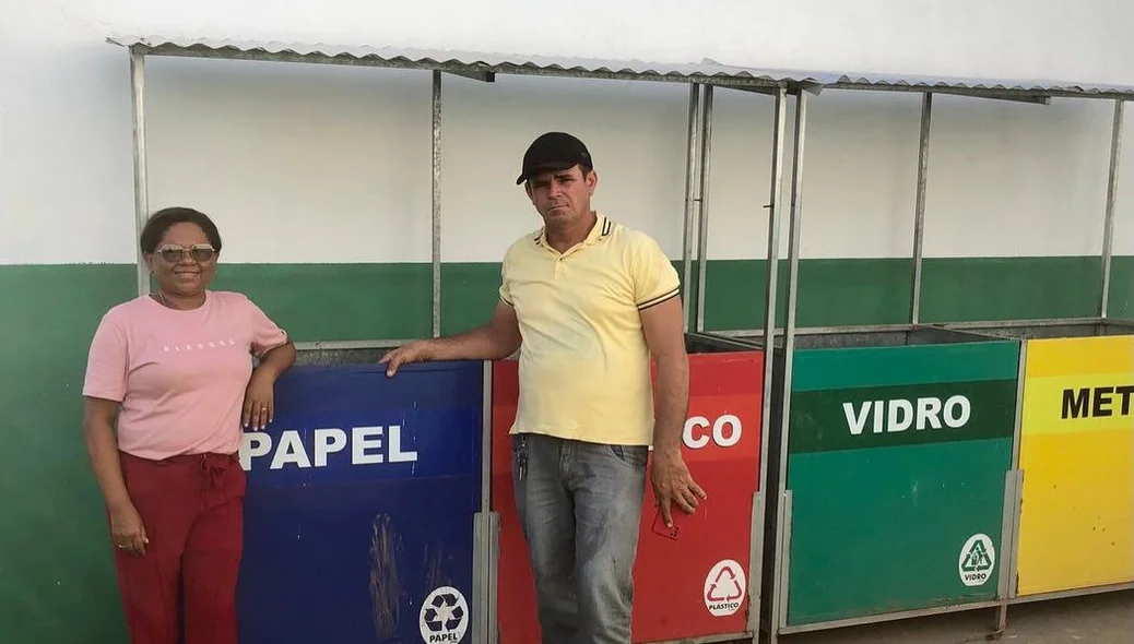 Momento da implementação do programa nas escolas