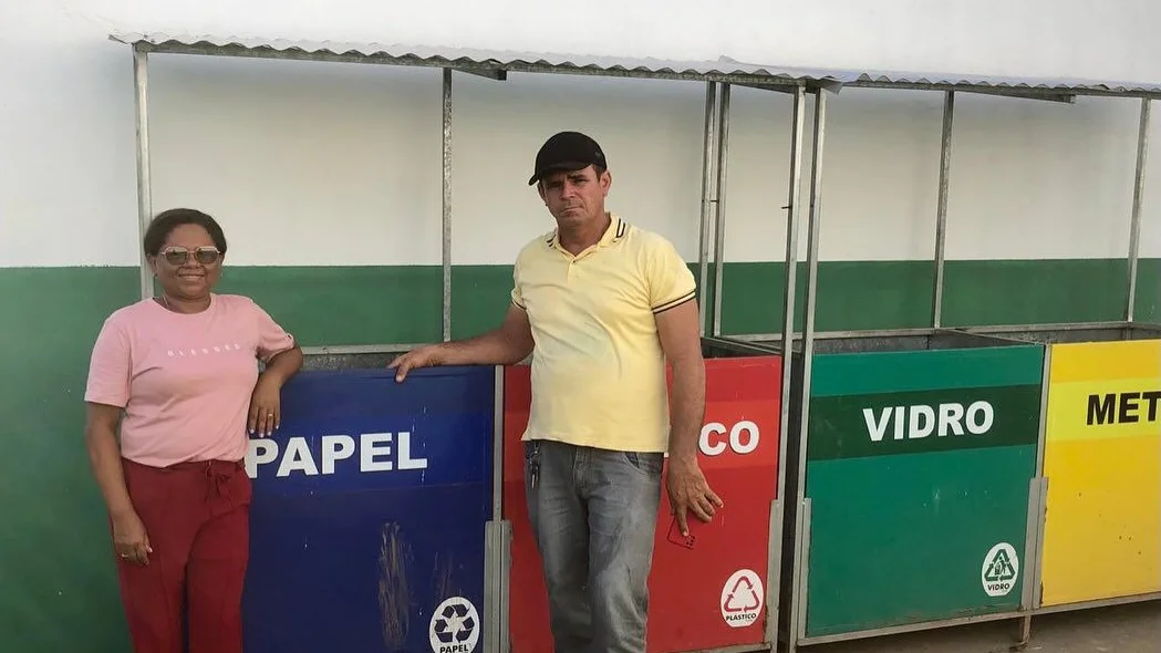 Momento da implementação do programa nas escolas