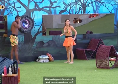 Momento que o participante Davi atende o Big FONE