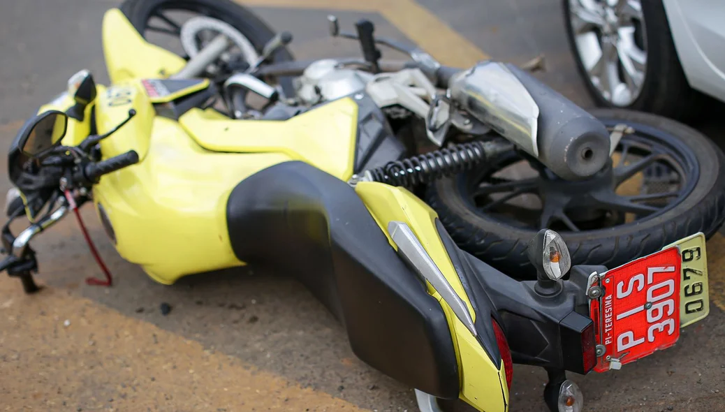 Motocicleta do mototaxista