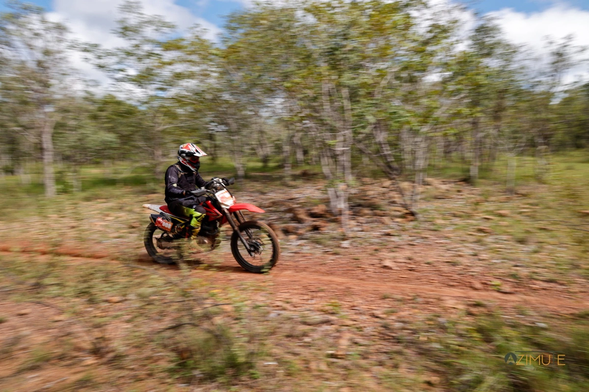 Motociclista na 37ª edição do Enduro de Jenipapo