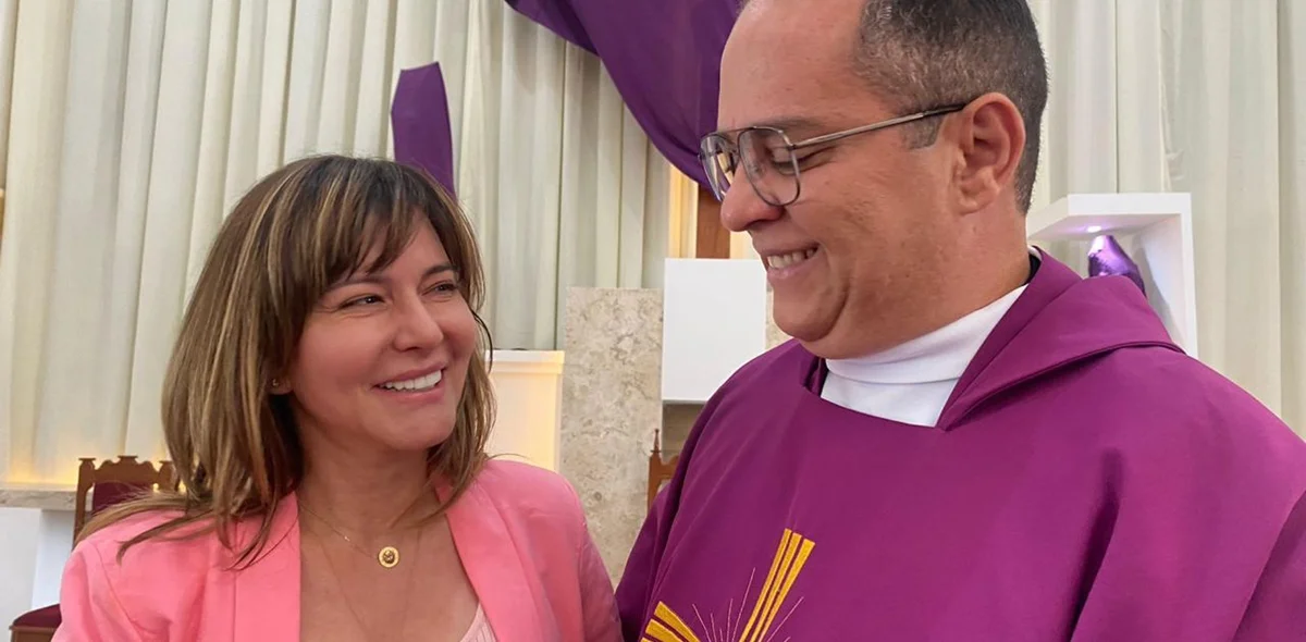 O dia começou com a celebração da missa