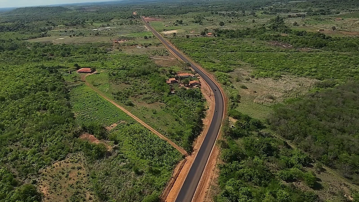 Obras na PI 225
