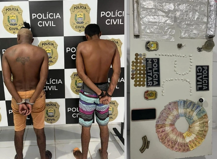 Pai e filho são presos em Esperantina