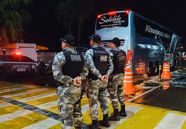 PM monta esquema de segurança para jogo da Copa do Brasil em Teresina