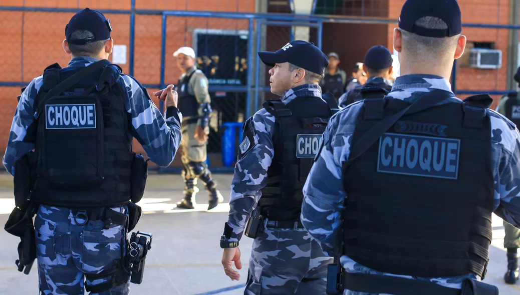 Policiais do CHOQUE