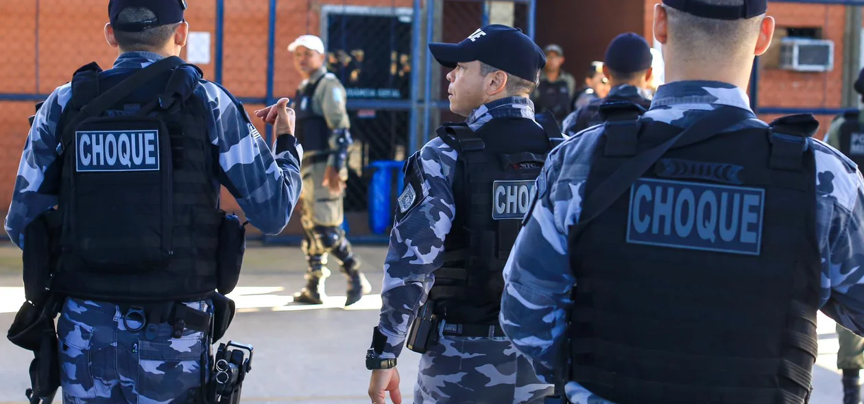 Policiais do CHOQUE