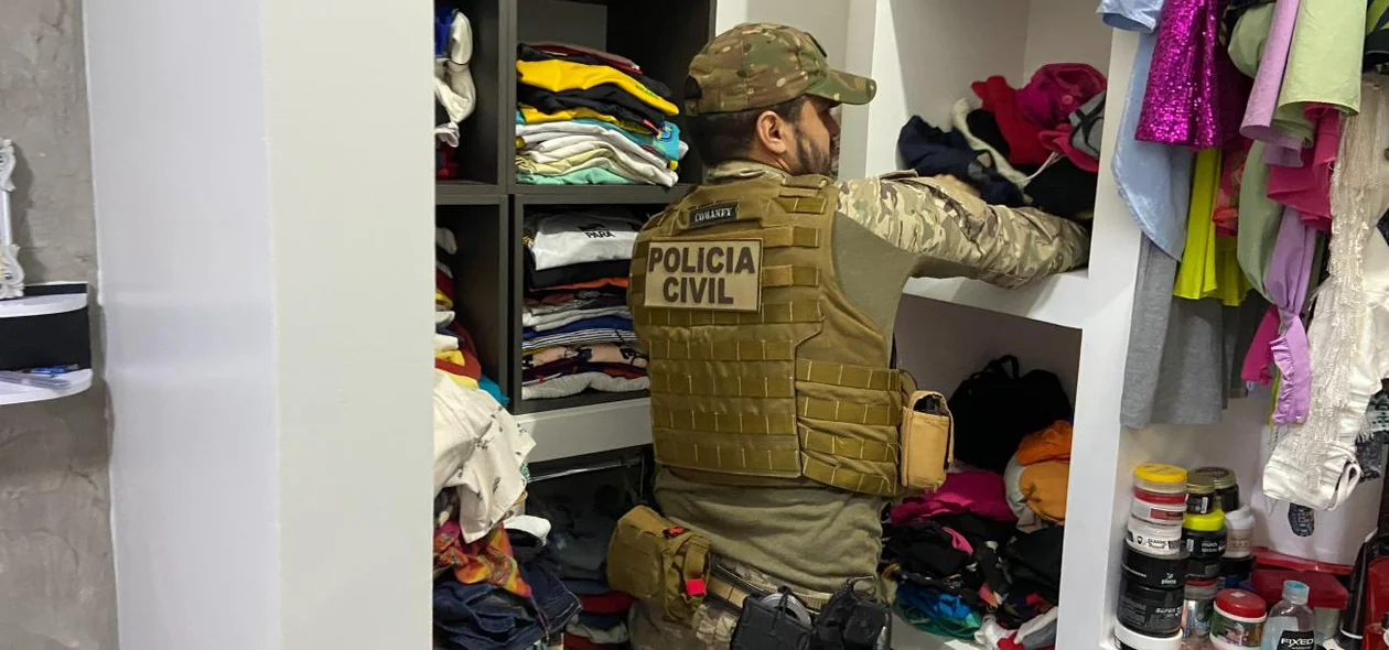 Policial faz buscas na Operação Interditados