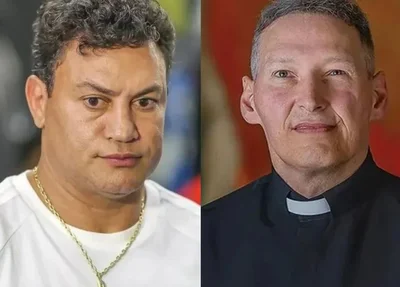Popó e padre Marcelo Rossi