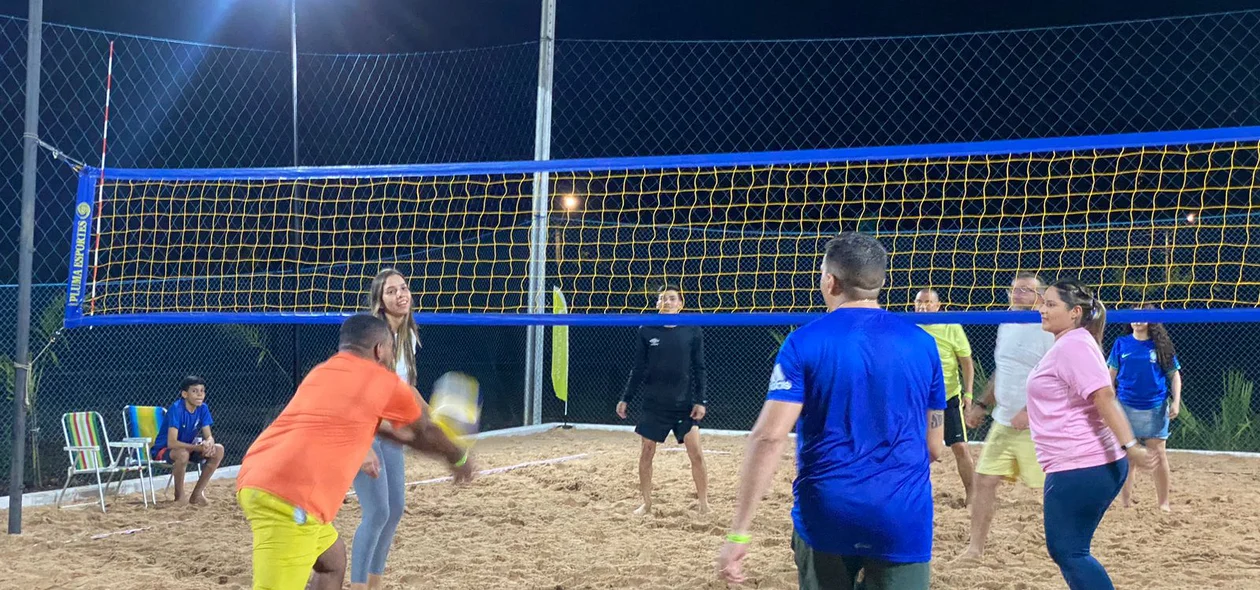 Prática esportiva na arena