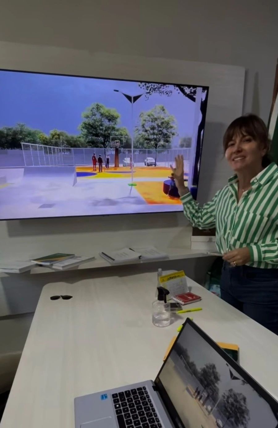 Prefeita Ivanária Sampaio apresentou o projeto