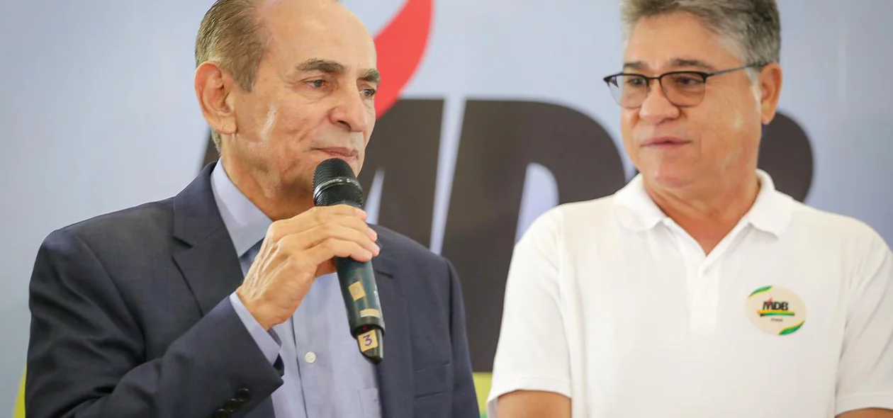 Presidente do MDB, Marcelo Castro, falou durante filiações