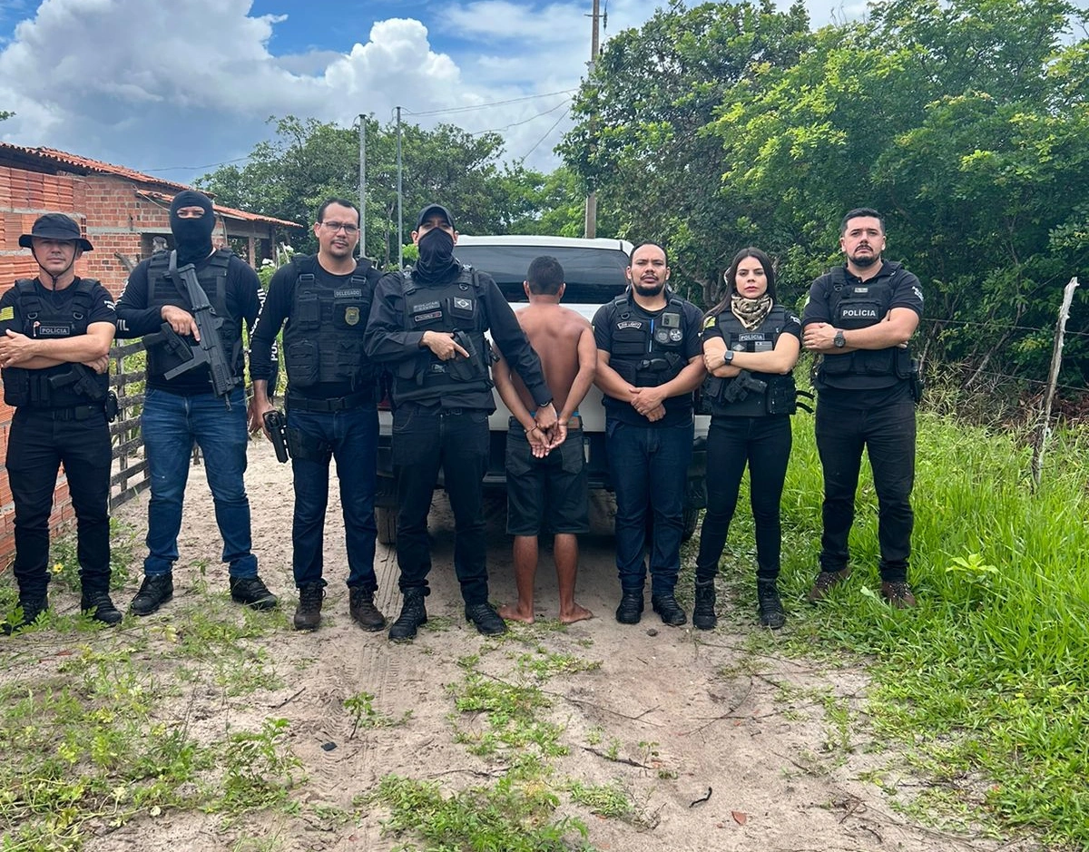 Preso pela equipe da Polícia Civil do Piauí