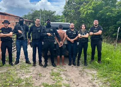 Preso pela equipe da Polícia Civil do Piauí