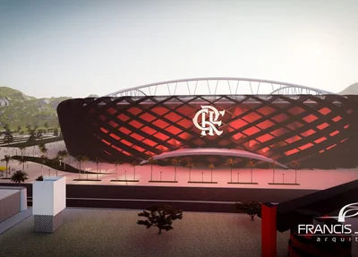 Projeto de estádio do Flamengo feito por arquiteto piauiense