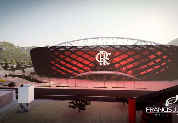 Projeto de estádio do Flamengo feito por arquiteto piauiense