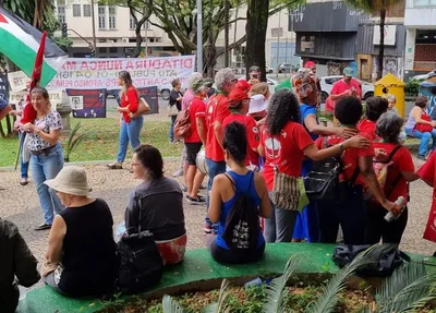 Protesto do PT em Minas Gerais
