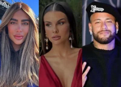 Rafaella Santos, Amanda Kimberlly e Neymar