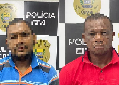 R.A.O., de 47 anos de idade e R. dos A.S., de 33 anos, estavam foragidos havia anos e foram presos na manhã desta sexta (15)