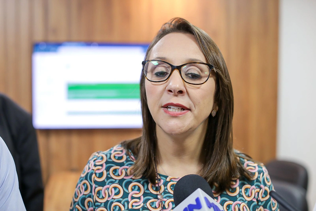 Renata Abreu, deputada federal e presidente do Podemos a nível nacional