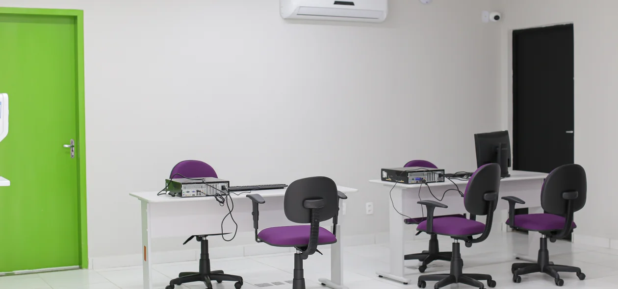 Sala de atendimento da Casa da Mulher Brasileira de Teresina