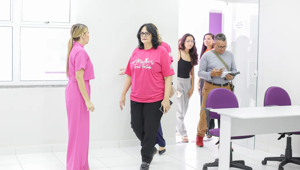 Senadora visitou a Casa da Mulher Brasileira