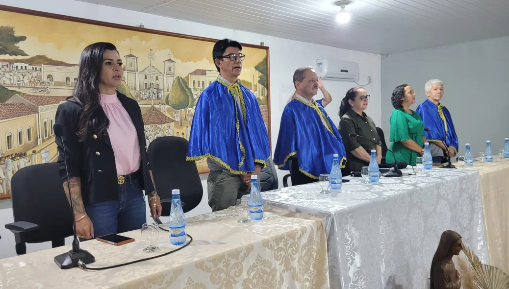 Solenidade de abertura do evento em Pedro II