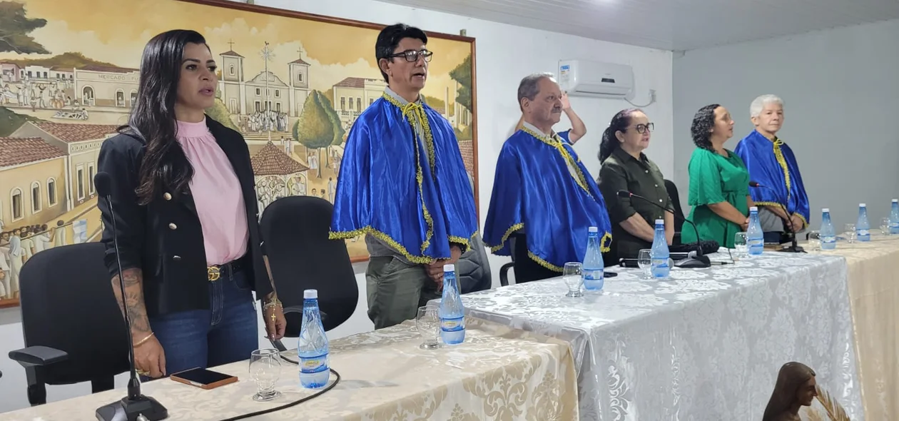 Solenidade de abertura do evento em Pedro II