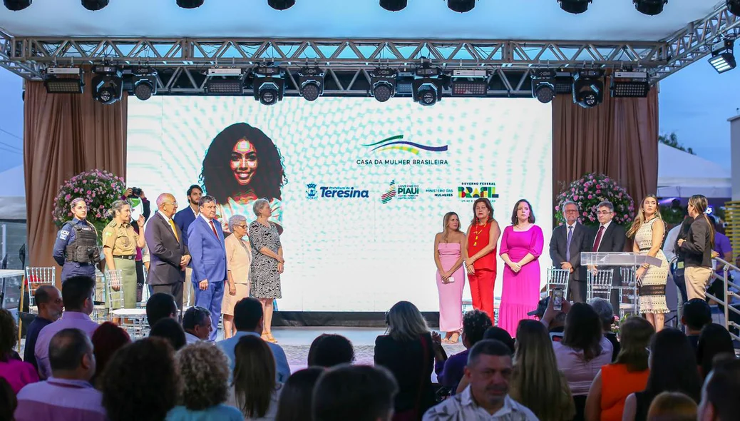 Solenidade de inauguração da Casa da Mulher Brasileira de Teresina