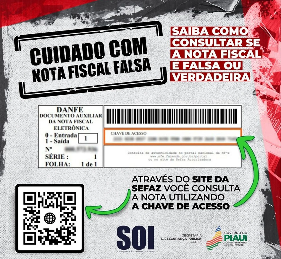 SSP faz alerta